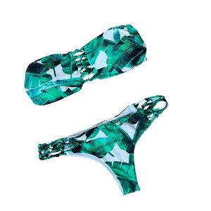 San Lorenzo Tropical Green Bikini
